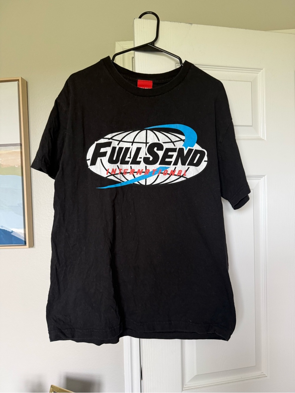 Full Send Black Graphic Tee - Full Send